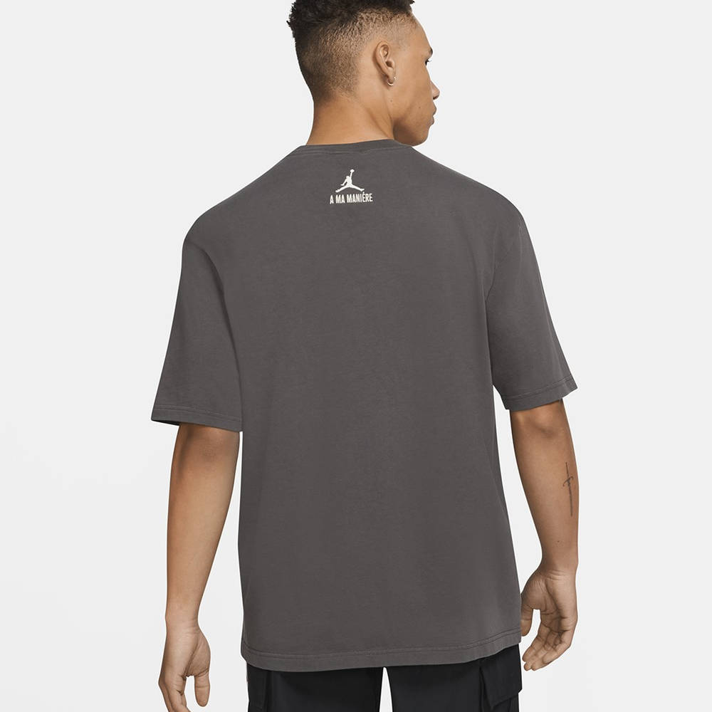 Jordan x A Ma Maniere Short Sleeve T-Shirt - Grey | The Sole Supplier