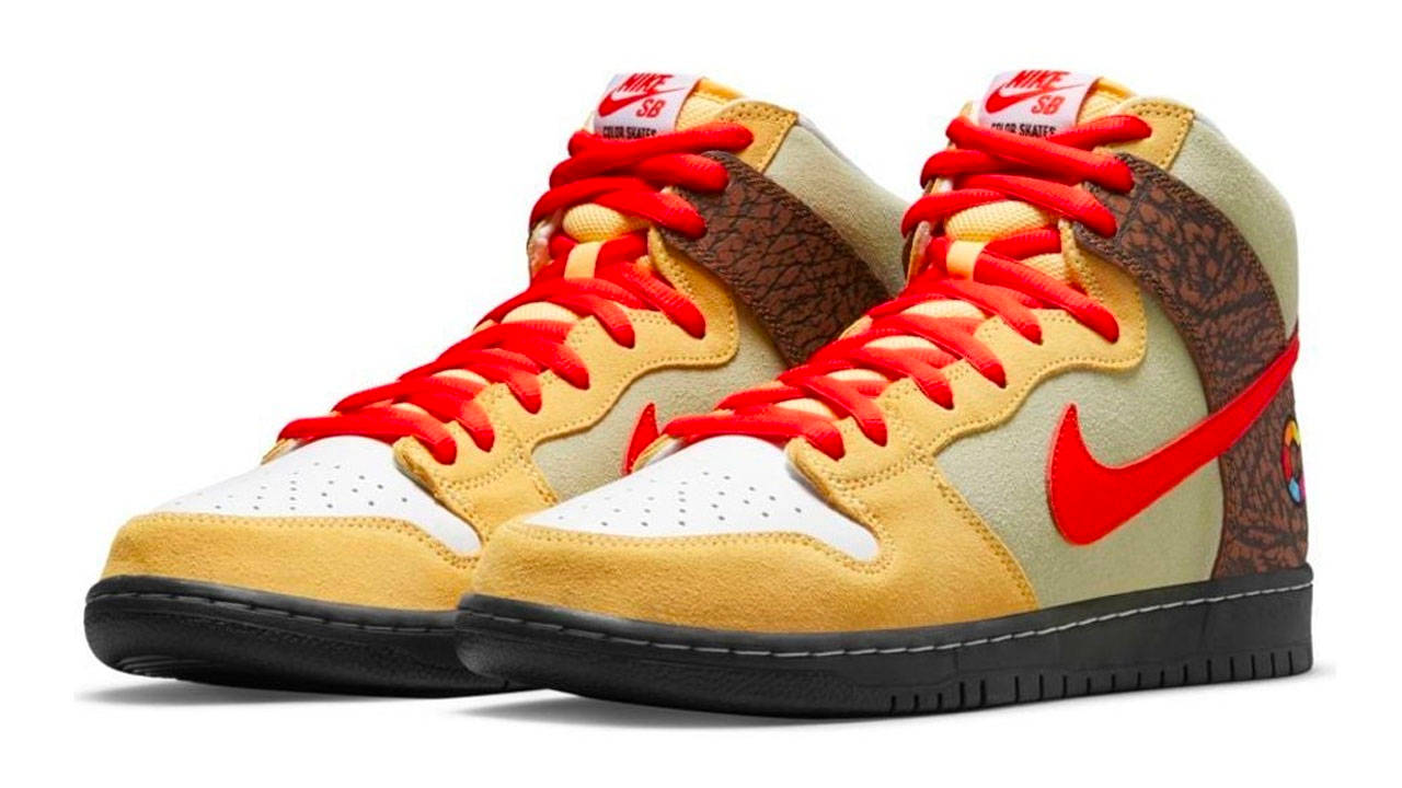 Color Skates x Nike SB Dunk High "Kebab and Destroy"