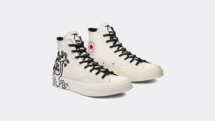 Keith Haring x Converse Chuck 70 Hi Egret Black | Where To Buy ...