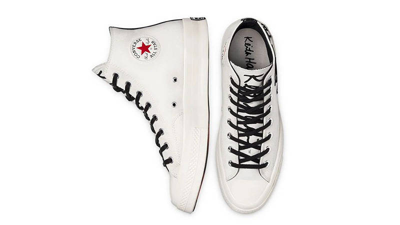 Keith Haring x Converse Chuck 70 Hi Egret Black 171858C middle