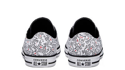 Keith Haring x Converse Chuck Taylor All Star Low Top Black White 171860C back
