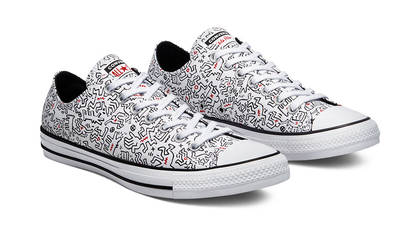 Keith Haring x Converse Chuck Taylor All Star Low Top Black White 171860C front