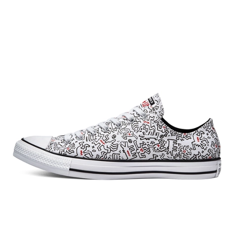 Keith Haring x Converse Vides Chuck Taylor All Star Low Top Black White 171860C
