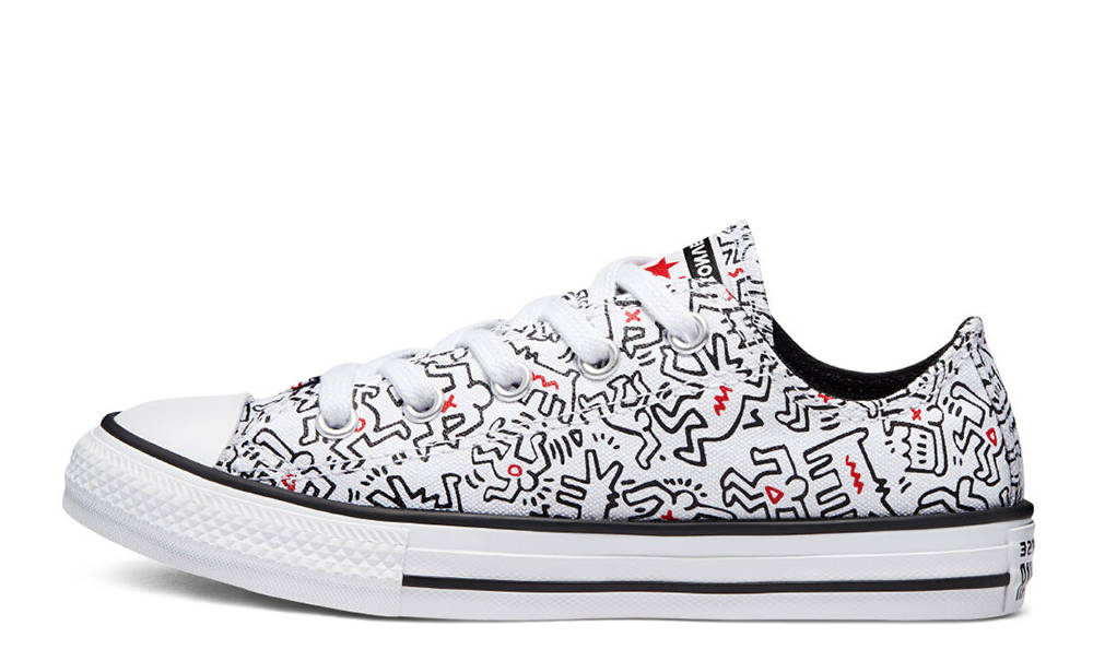 Keith Haring x Converse Chuck Taylor All Star Low Top GS Black White