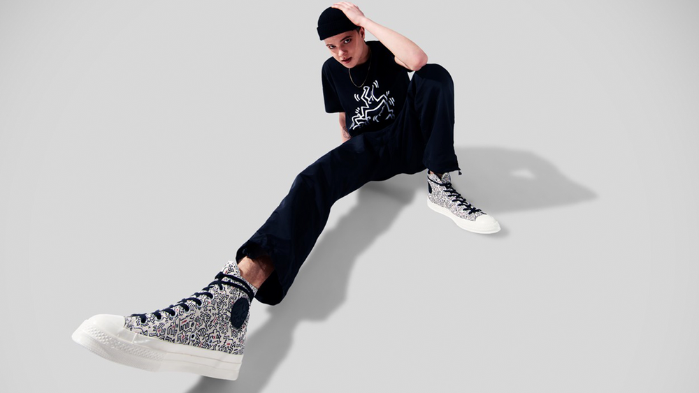 Images via Converse Keith Haring x Converse Channel 80s Vibes With This Collection of Sneakers and Clothing!