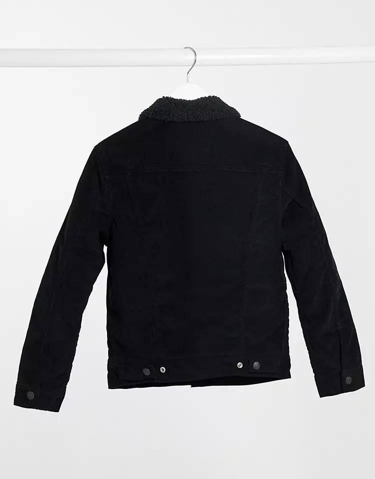 Levi's type 3 borg trucker on sale jacket black cord