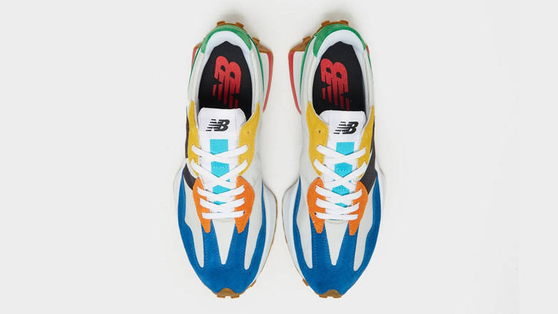 New Balance 327 White Multi Middle