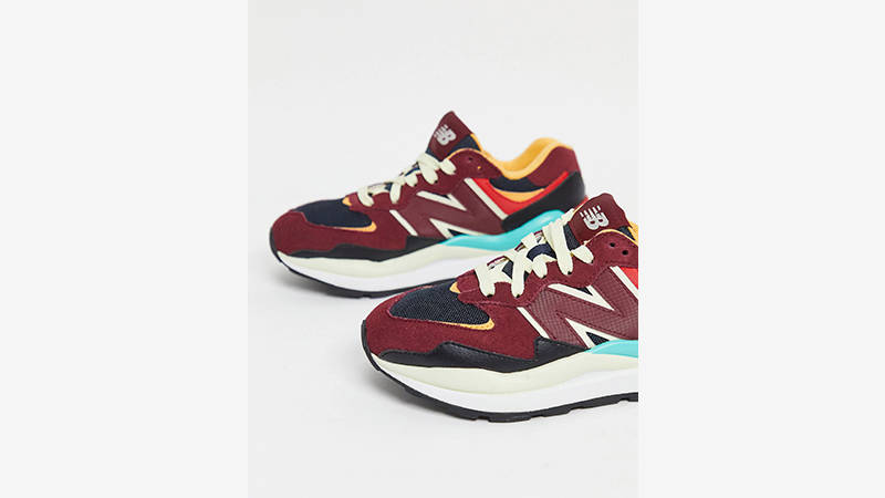 New Balance 57 40 Burgundy Multi front