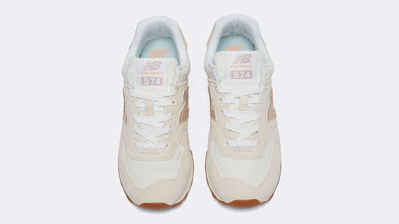 New Balance 574 Pink White