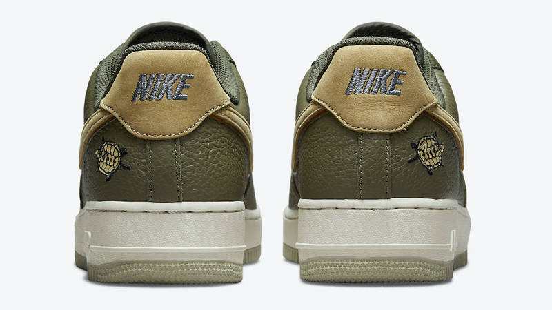 Nike Air Force 1 07 LX Tortoise Olive Cargo Back