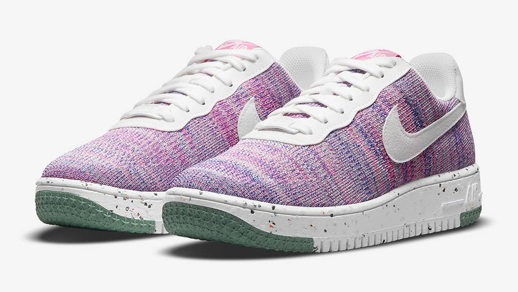 Nike Air Force 1 Crater Flyknit Fuchsia Glow DC7273-500 Side