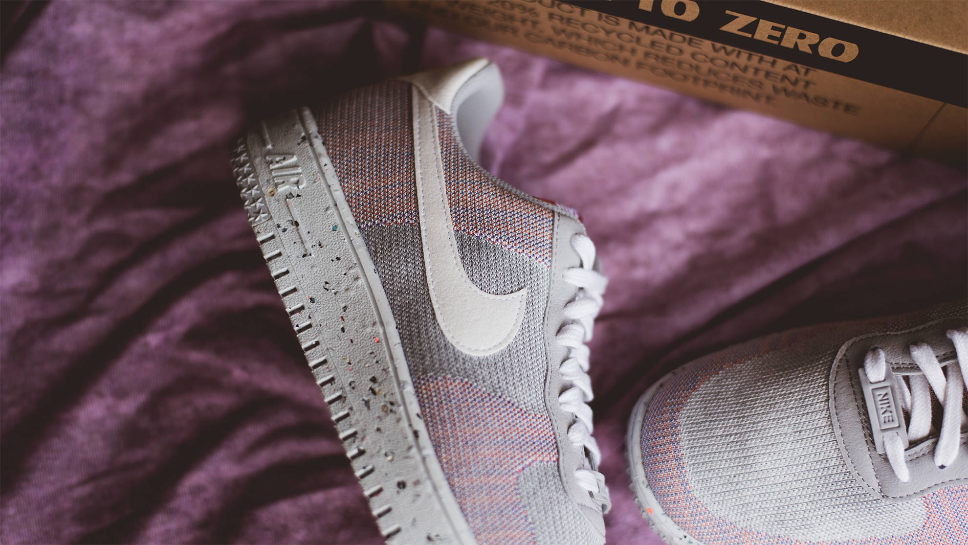Nike Air Force 1 Crater Flyknit Wolf Grey
