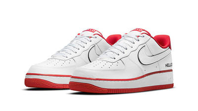 af1 low white red