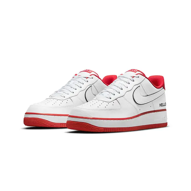 Red and white air deals force ones