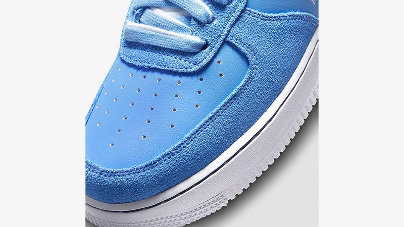 Nike Air Force 1 Low First Use University Blue DB3597-400 Detail Front