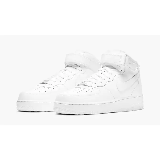 Nike Air Force 1 Mid 07 Triple White | Where To Buy | CW2289-111