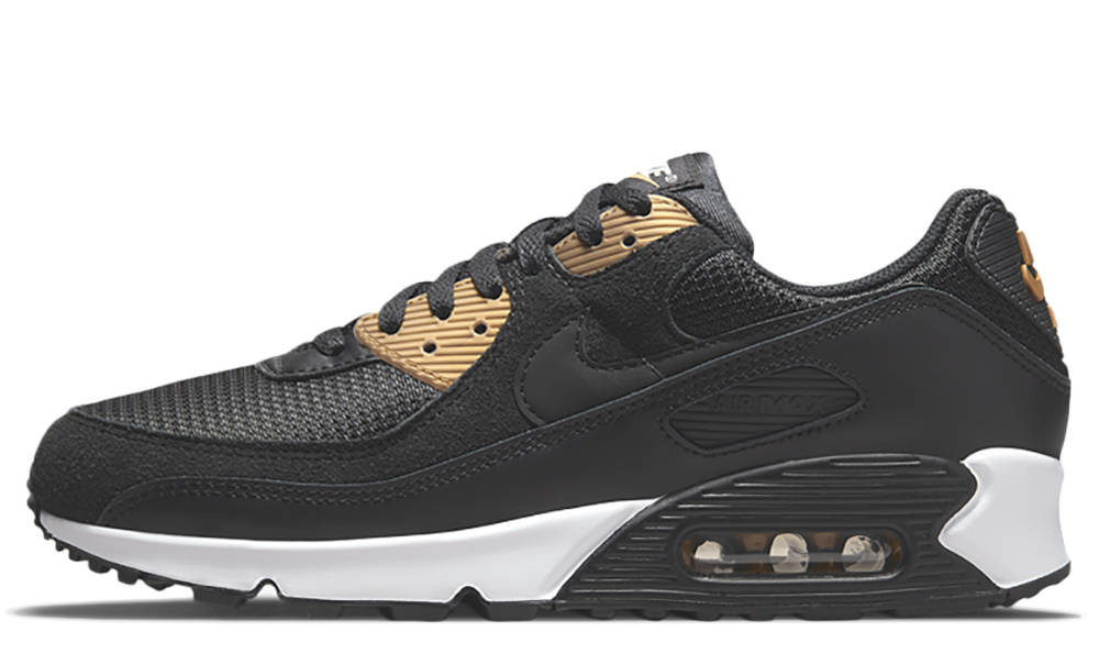 Black and gold air max clearance 90