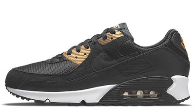 air max 90 gold and black