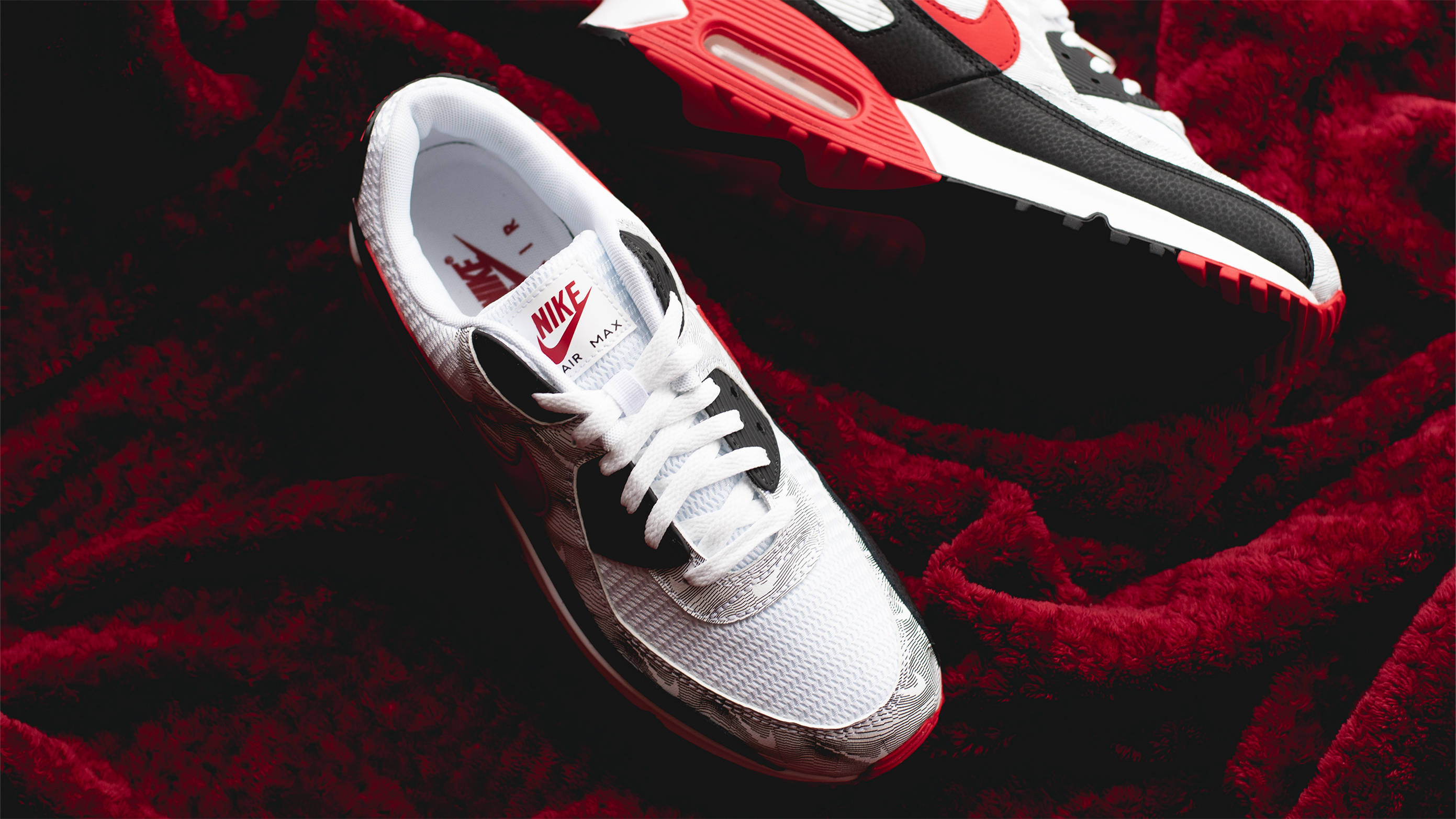 Nike Air Max 90 Topography White University Red
