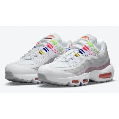 Nike Air Max 95 White Multi | Where To Buy | DH5722-100 | The Sole