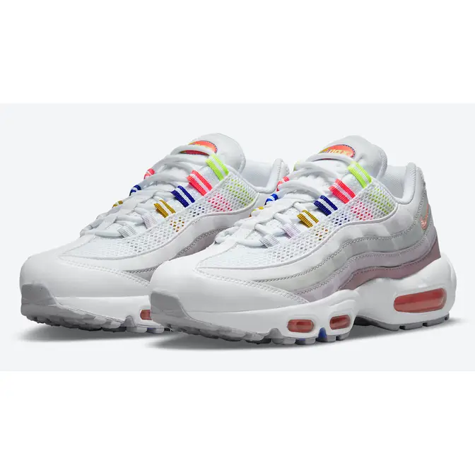 Nike Air Max 95 White Multi | Where To Buy | DH5722-100 | The Sole 