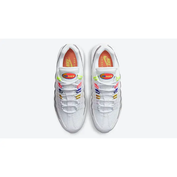 Nike Air Max 95 White Multi | Where To Buy | DH5722-100 | The Sole