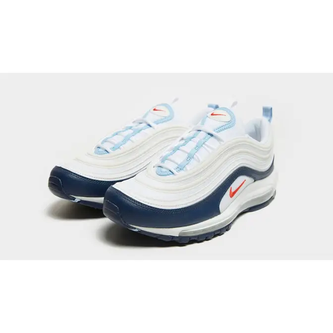 red white and navy blue air max 97