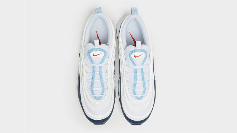 white red navy blue air max 97