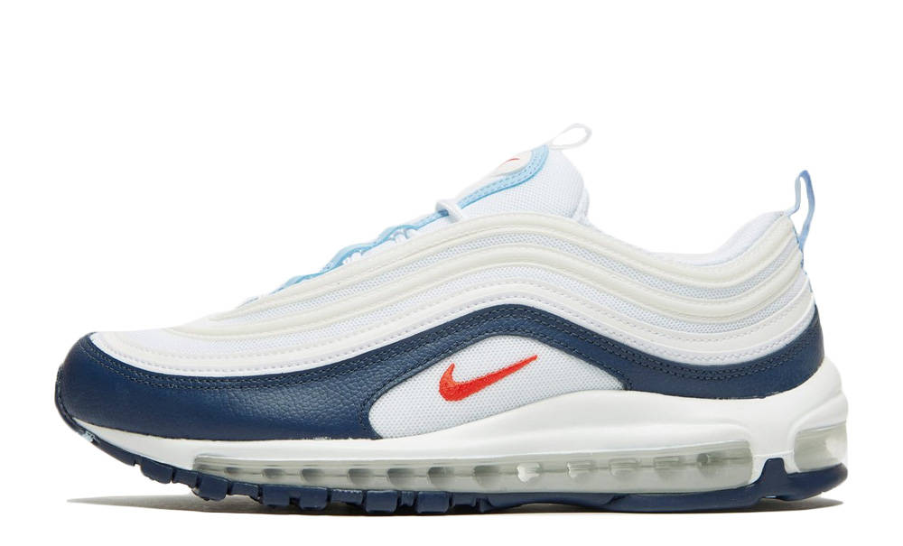 Nike Air Max 97 White Red Midnight Navy | Where Buy | The Sole Supplier