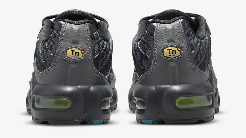 Nike Air Max Plus GS Smoke Grey Lime Glow DM3266-001 Back
