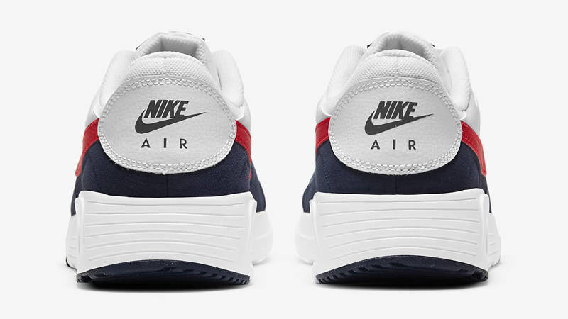 Nike Air Max SC White Obsidian Red Back