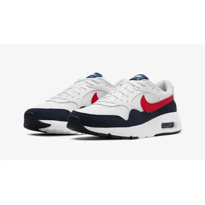 Nike Air Max SC White Obsidian Red Where To Buy CW4555 103