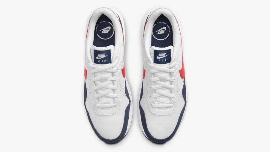 Nike Air Max SC White Obsidian Red Middle