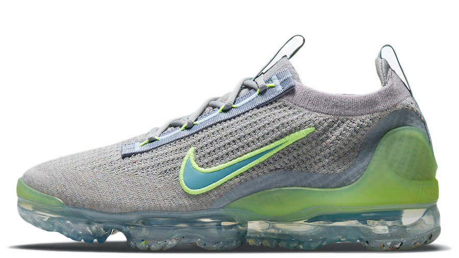 Nike Air VaporMax Flyknit 2021 Grey Liquid Lime | Where To Buy | DH4084