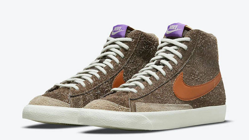 Nike Blazer Mid 77 Brown Purple DM7581-200 front