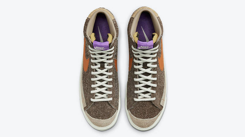 Nike Blazer Mid 77 Brown Purple DM7581-200 middle