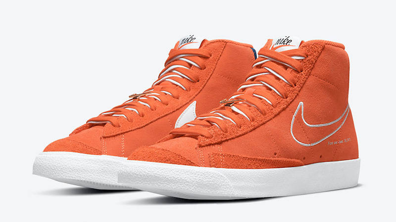 Nike Blazer Mid 77 First Use Orange DC3433-800 front