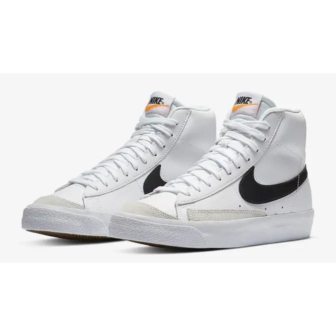 Nike Blazer Mid 77 GS White Team Orange | Where To Buy | DA4086-100 ...