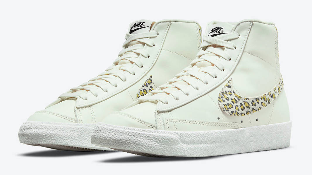 Nike Blazer Mid 77 Leopard Sail Lemon Twist
