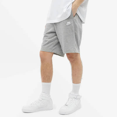 Nike Club Jersey Shorts - Dark Grey Heather | The Sole Supplier