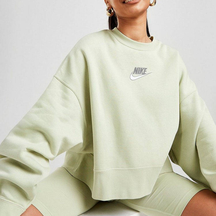 Nike Cropped Sweatshirt Green
