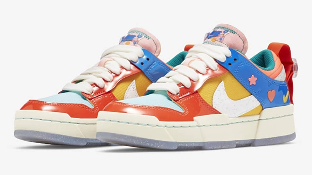 Nike Dunk Low Disrupt Signal Blue Side