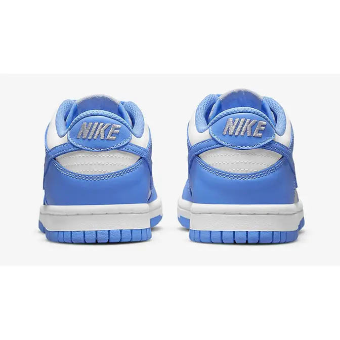 Nike Dunk Low GS White University Blue UNC | Where To Buy | CW1590-103 ...
