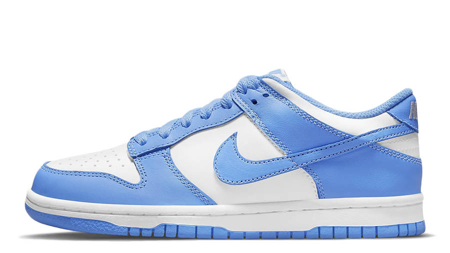 blue and white dunks gs