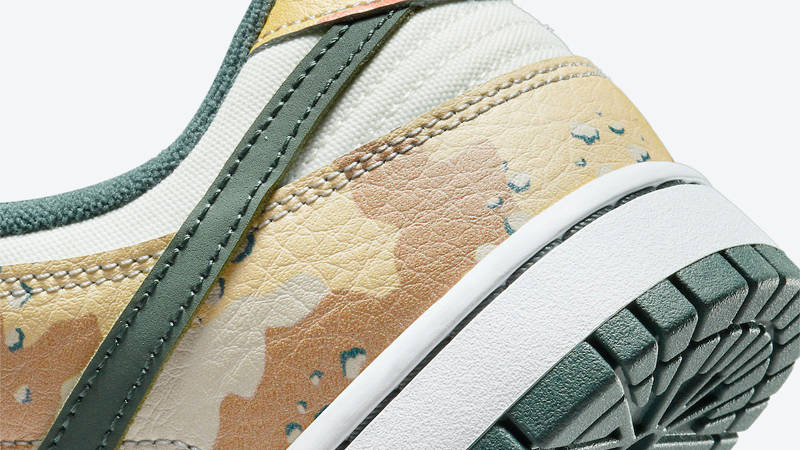 Nike Dunk Low Multi Camo Closeup