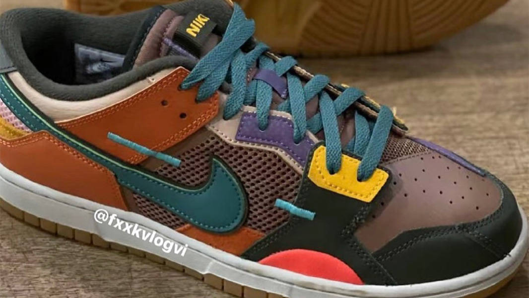 nike dunk low scrap archeo brown