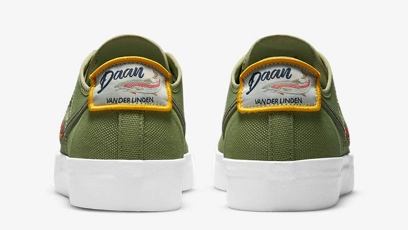 Nike SB Blazer Court DVDL Dusty Olive Back