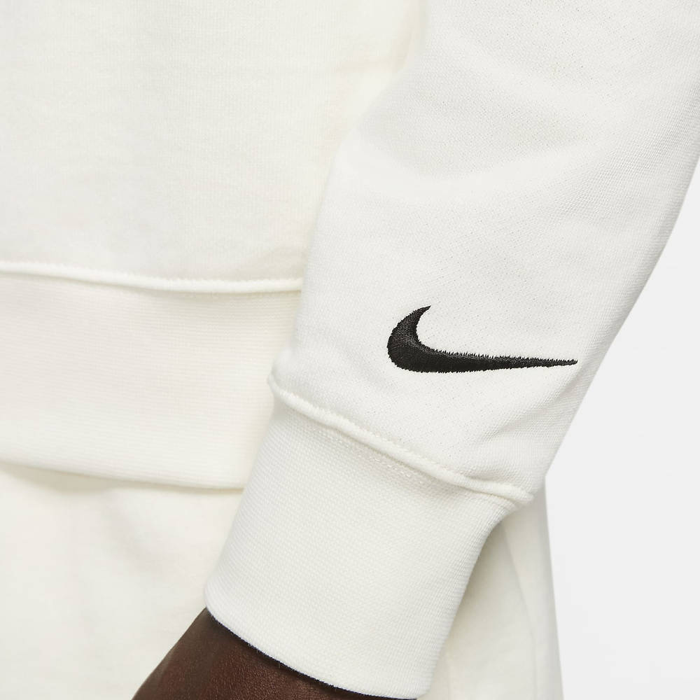 Nike Sportswear Retro Logo Crew Sweatshirt - Sail | The Sole Supplier