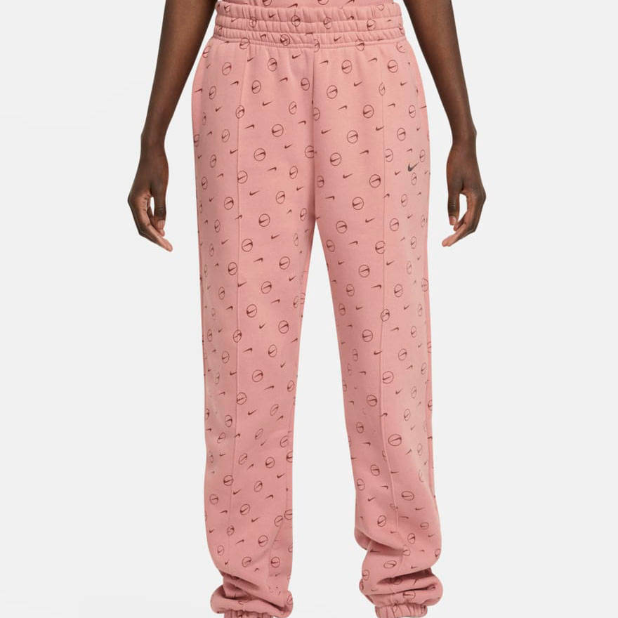 Nike Sportswear Sweatpants Logo Print Pink