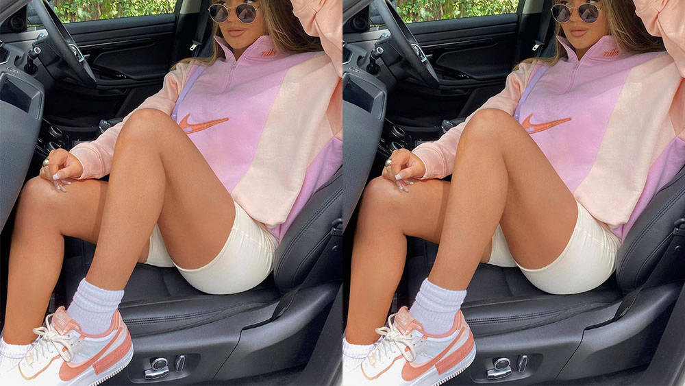 nike sweatshirt pink